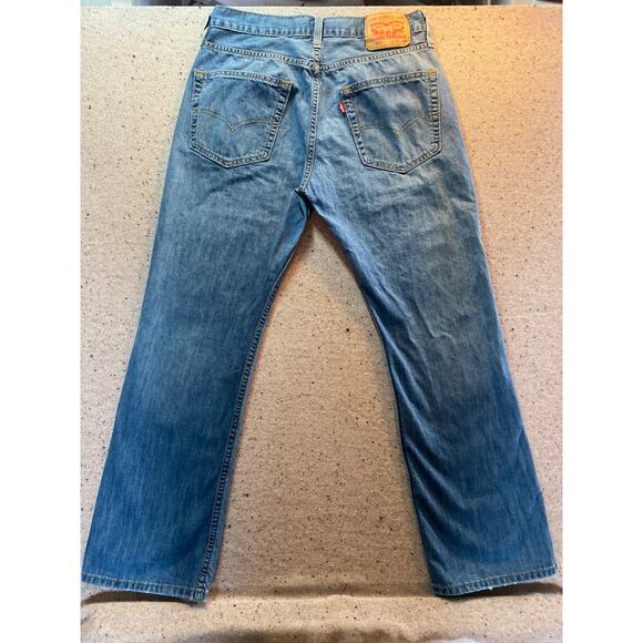 Levi's 527 31x30 Men's Blue Jeans 100% Cotton - Picture 4 of 9